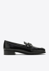 Logo Leather Loafers