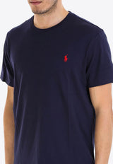 Logo Embroidered Basic T-shirt