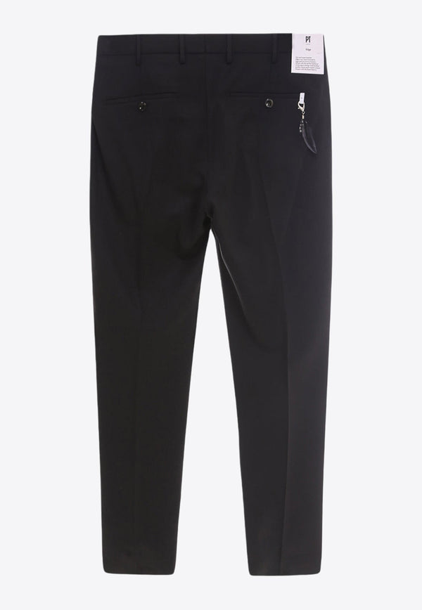 Edge Straight-Leg Tailored Pants