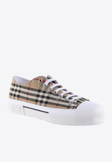 Check Pattern Low-Top Sneakers