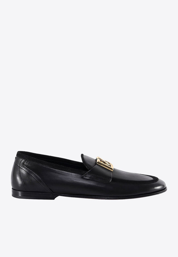 Ariosto Leather Cross-Over Loafers