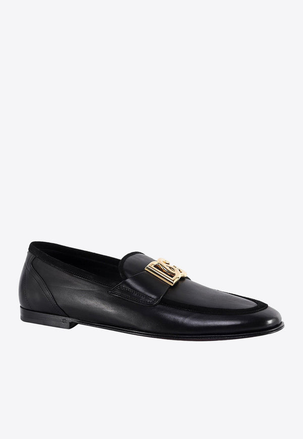 Ariosto Leather Cross-Over Loafers