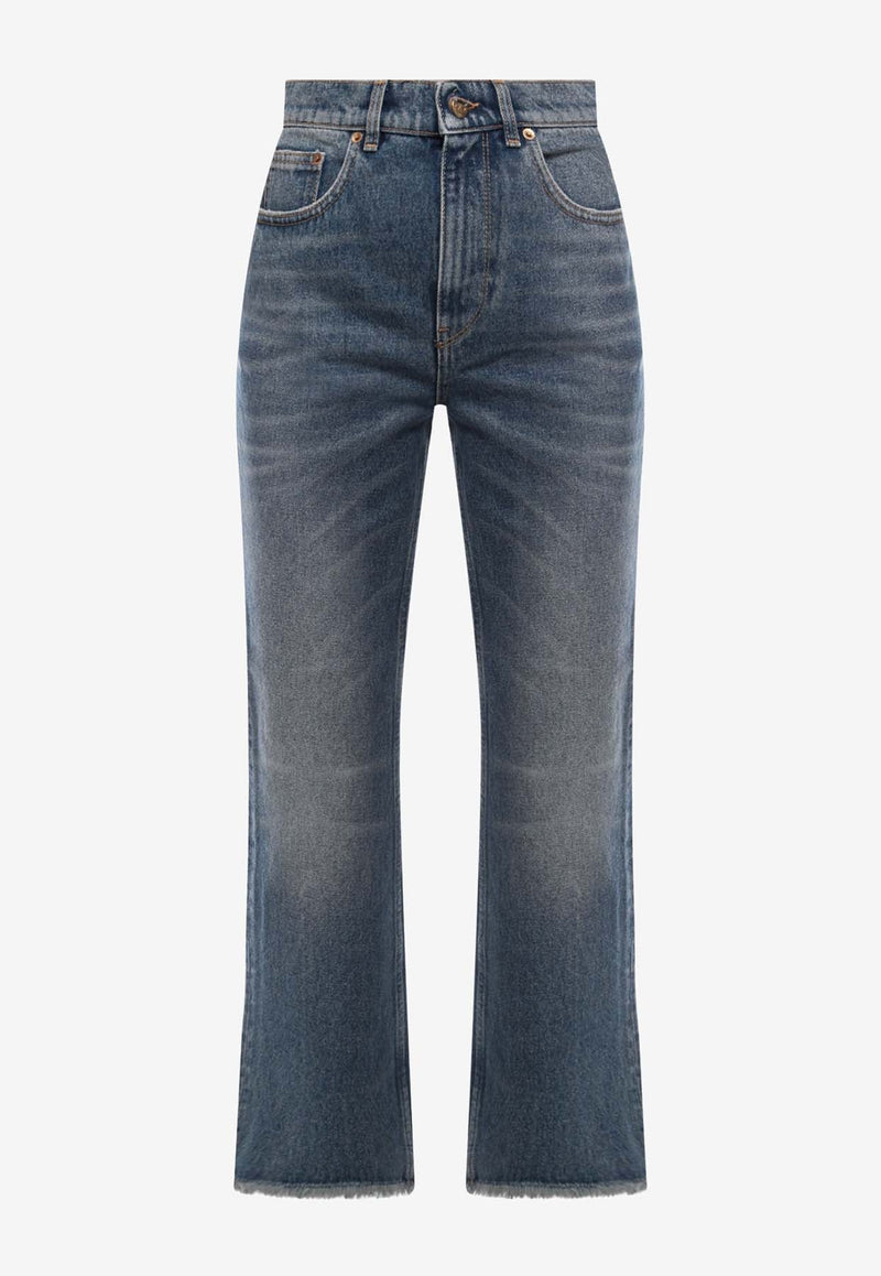 Deryn Faded Cropped Jeans