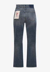 Deryn Faded Cropped Jeans