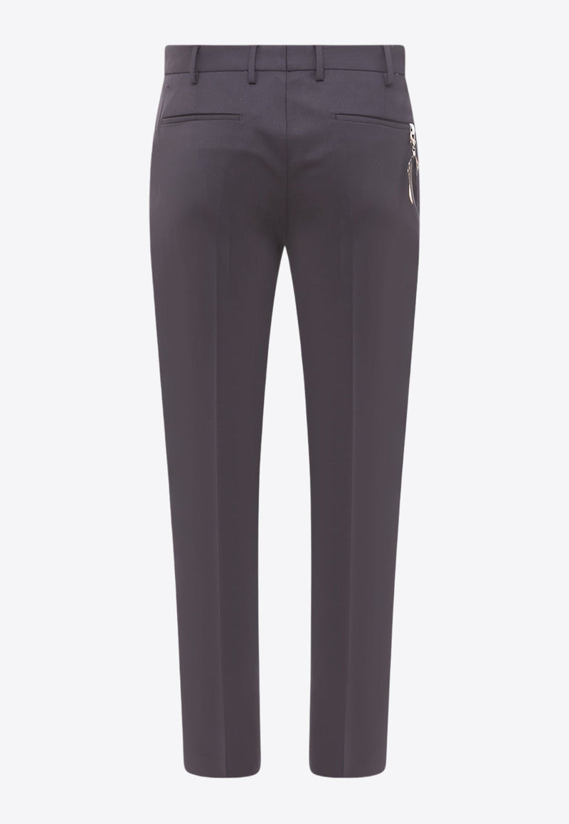 Edge Straight-Leg Tailored Pants