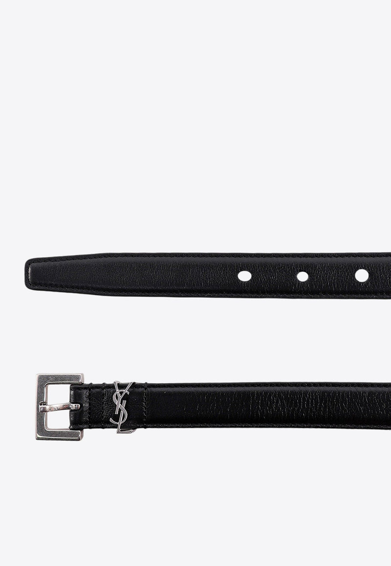 Cassandre Thin Leather Belt