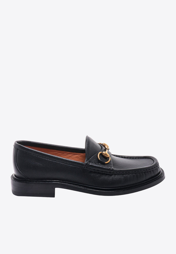 Horsebit-Detail Leather Loafers