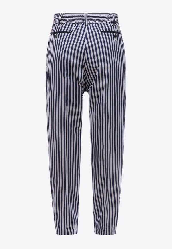 Straight-Leg Striped Pants