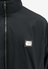 Logo Tag Zip-Up Jacket