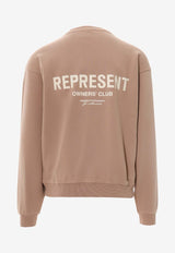 Logo Print Crewneck Sweatshirt