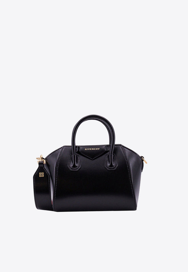 Mini Antigona Toy Leather Top Handle Bag