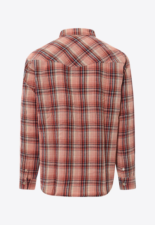 Lydian Plaid Check Long-Sleeved Shirt