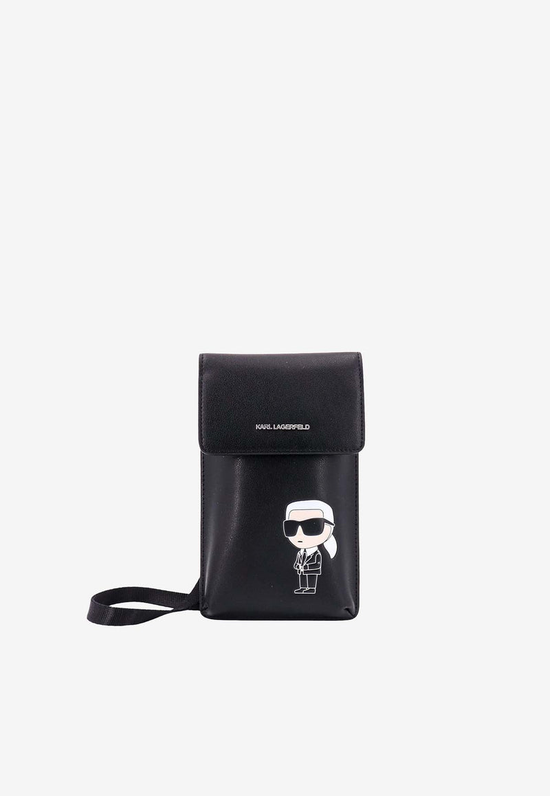 Ikonik Karl Leather Phone Holder