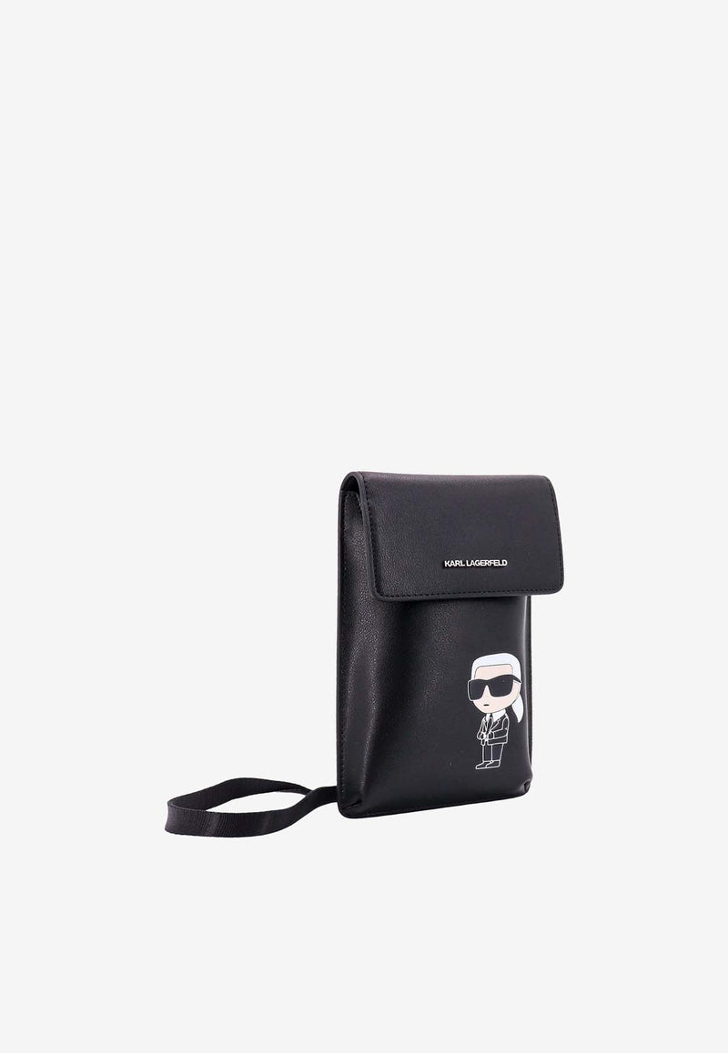 Ikonik Karl Leather Phone Holder