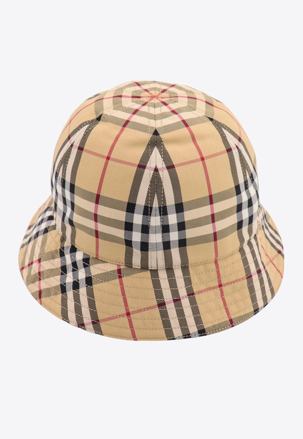 Checked Bucket Hat