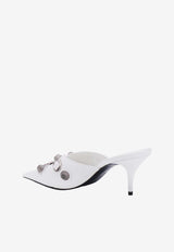 Cagole 70 Pointed Calf Leather Mules