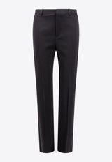 High-Waisted Wool Pants