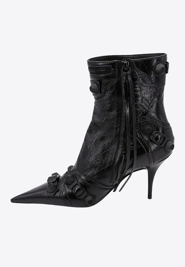 Cagole 90 Leather Ankle Boots