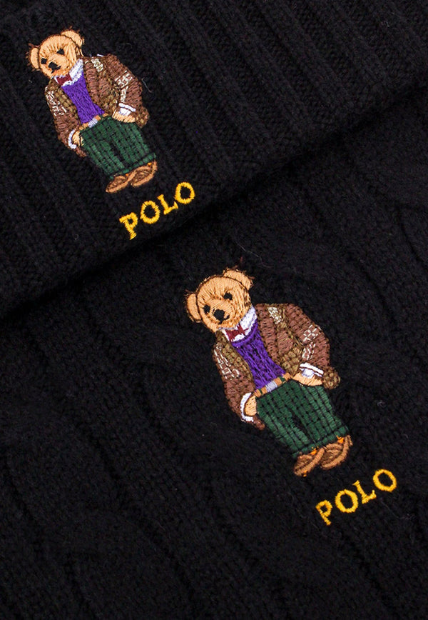 Logo-Embroidered Beanie and Scarf Set