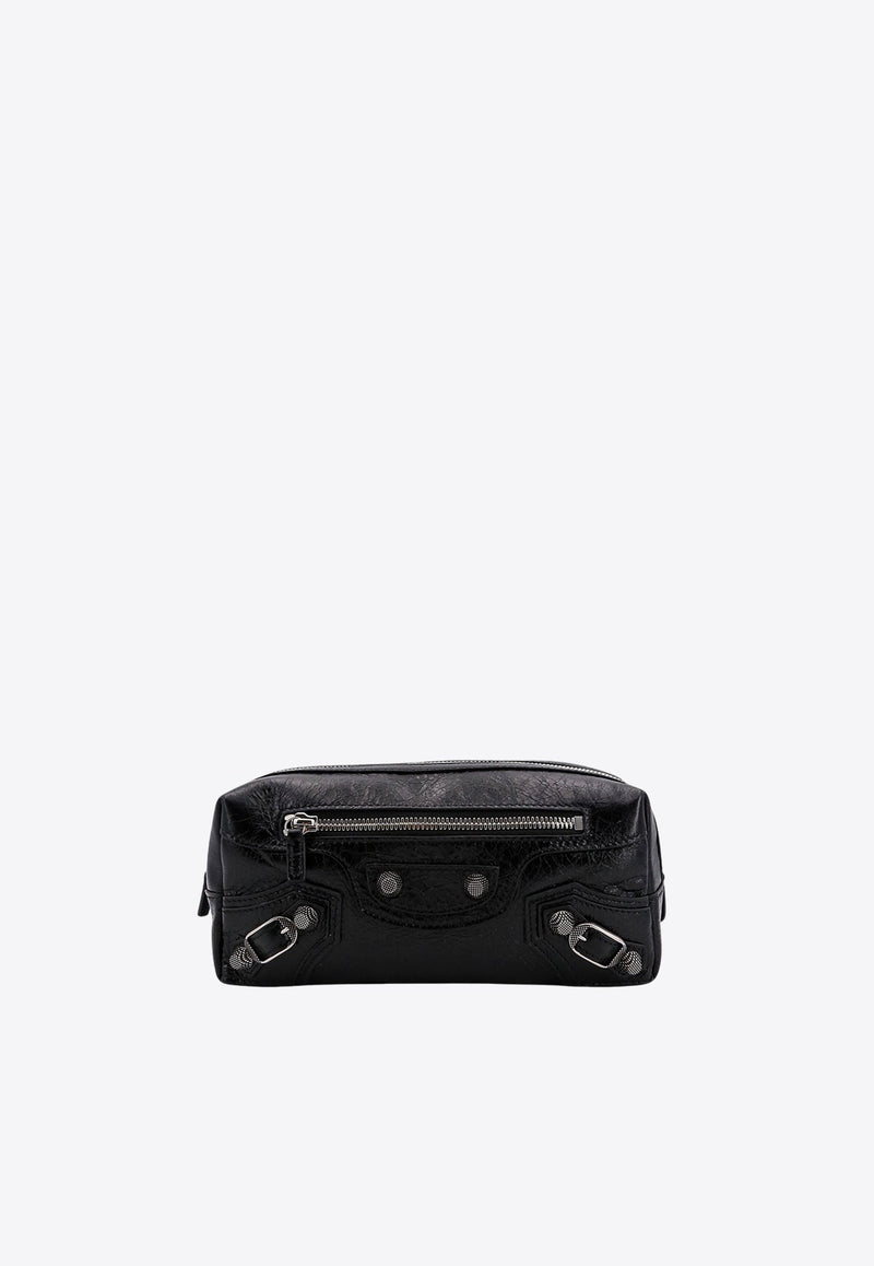 Le Cagole Leather Pouch Bag