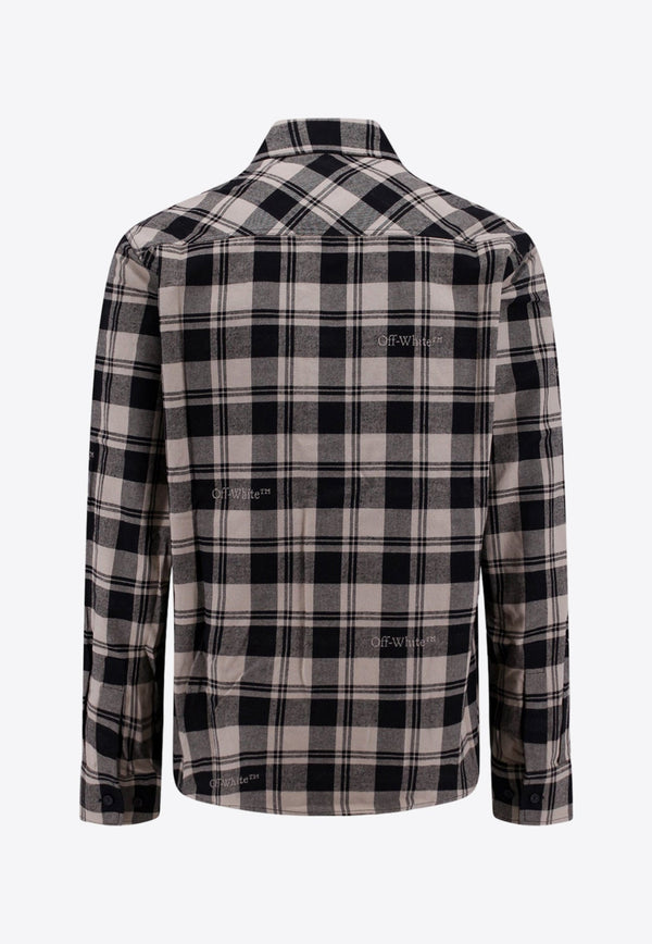 Plaid Check Long-Sleeved Shirt