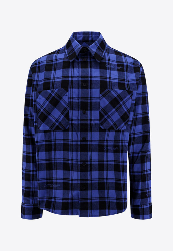 Checked Long-Sleeved Shirt