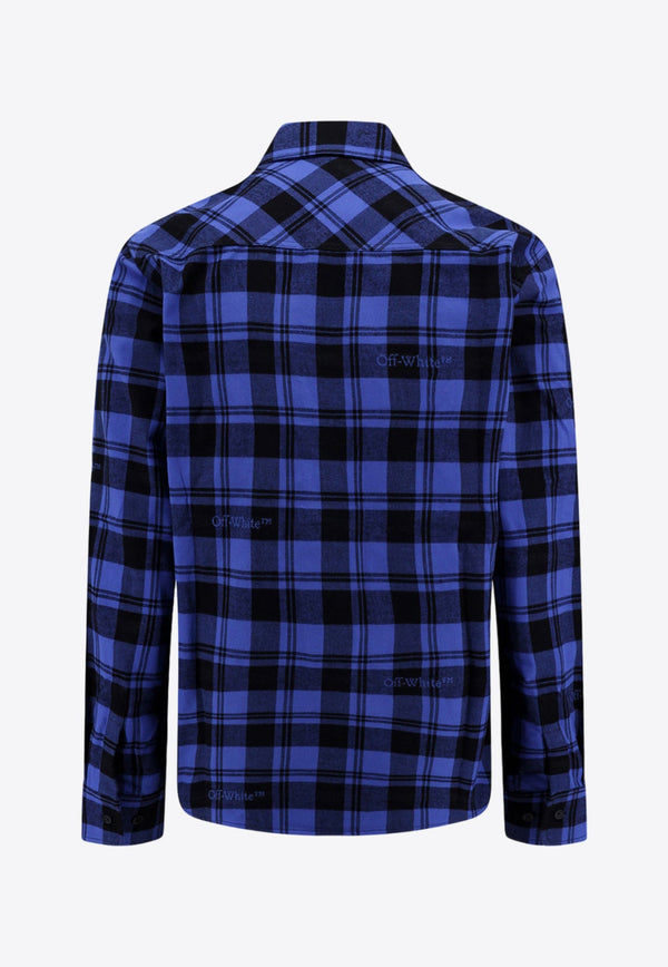 Checked Long-Sleeved Shirt