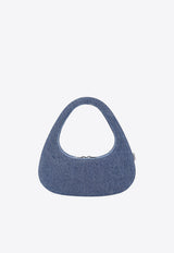 Swipe Denim Top Handle Bag