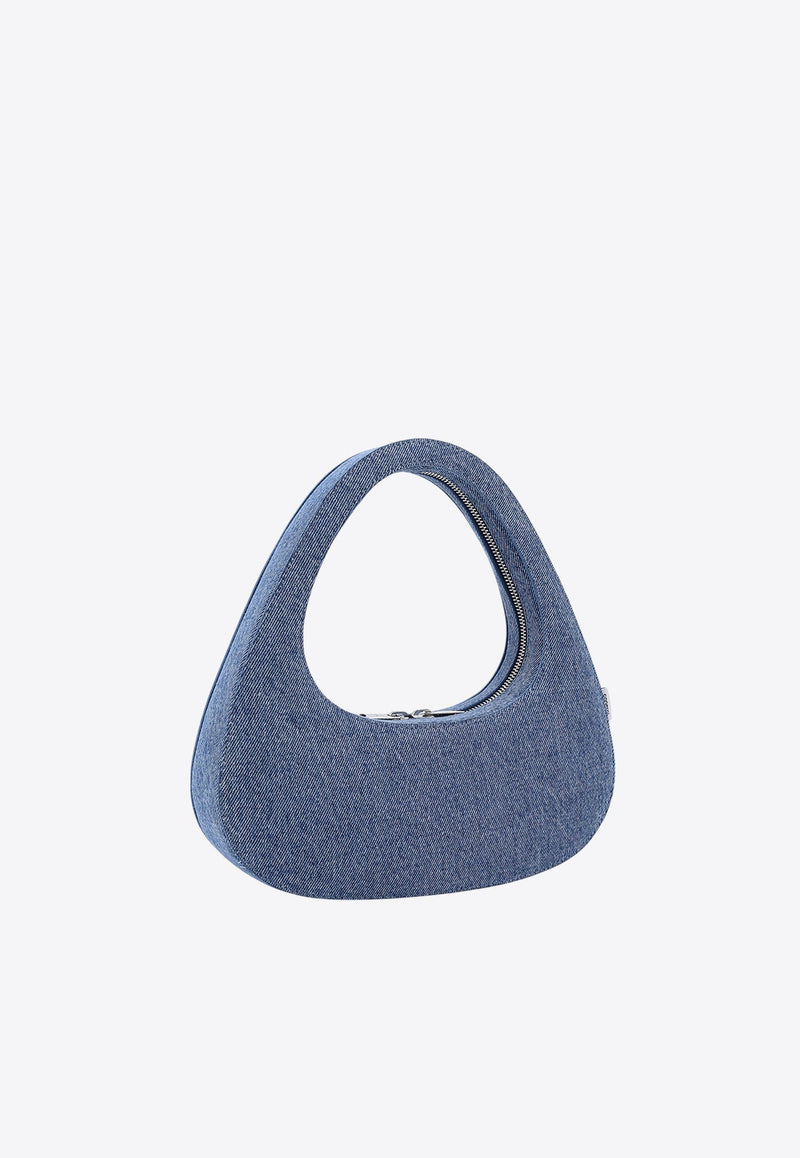 Swipe Denim Top Handle Bag