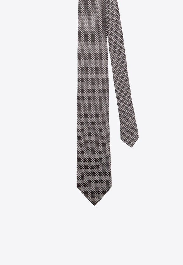 Logo Monogram Silk Tie