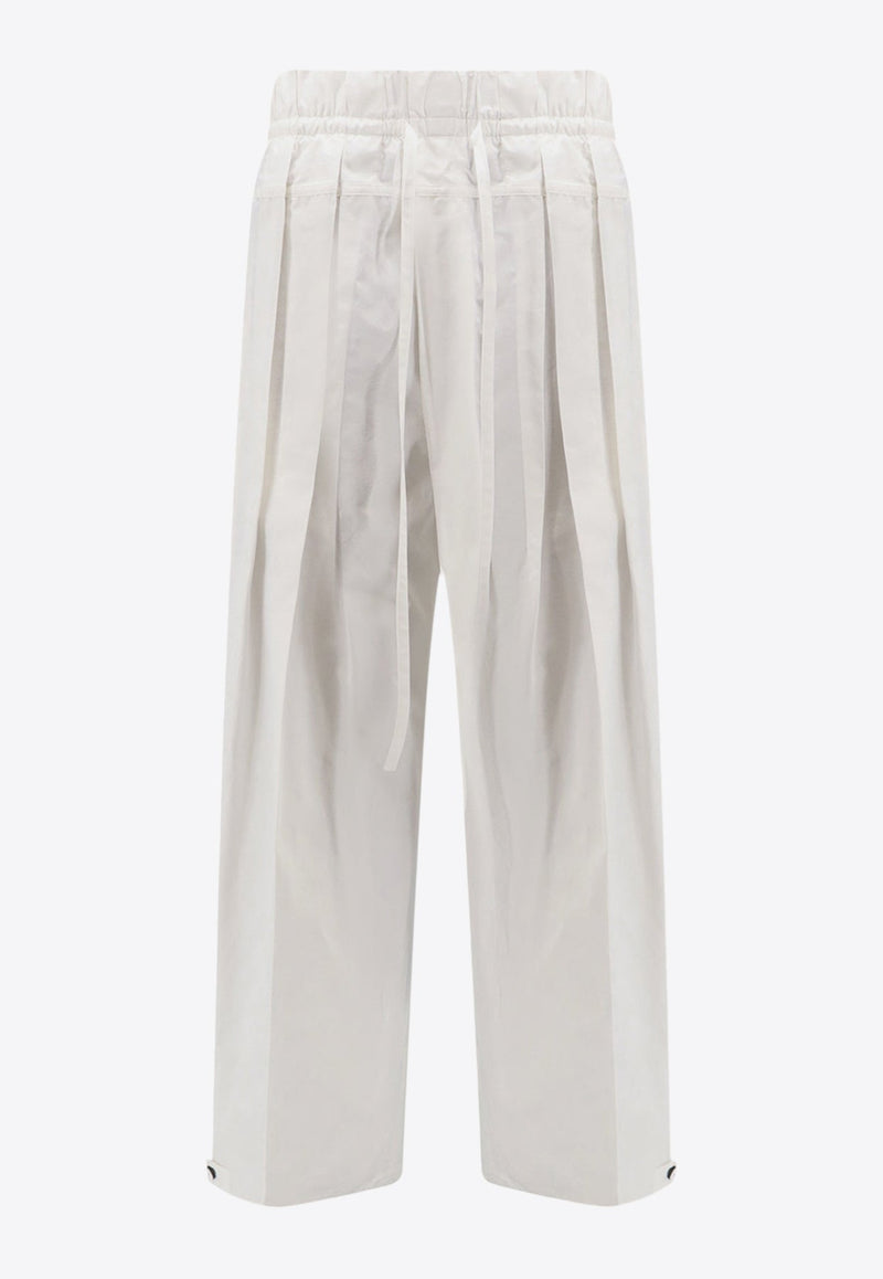 Pleated Wide-Leg Pants