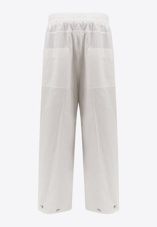 Pleated Wide-Leg Pants