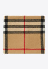 Checked Cashmere Snood