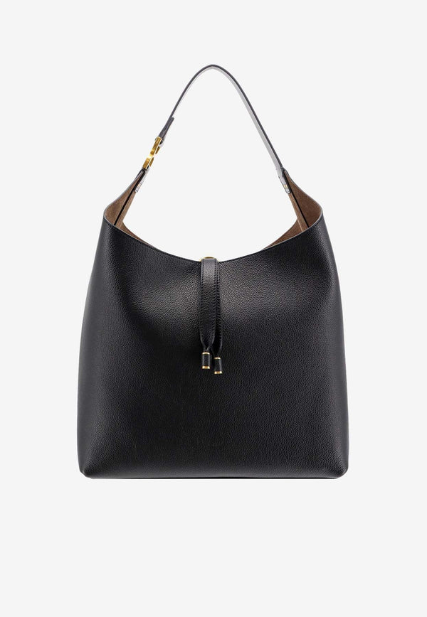 Marcie Calf Leather Shoulder Bag