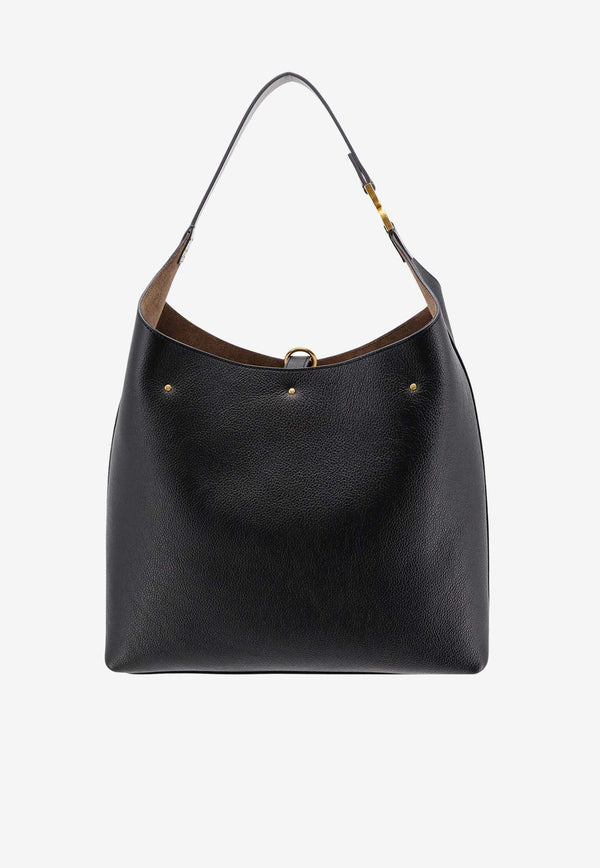 Marcie Calf Leather Shoulder Bag