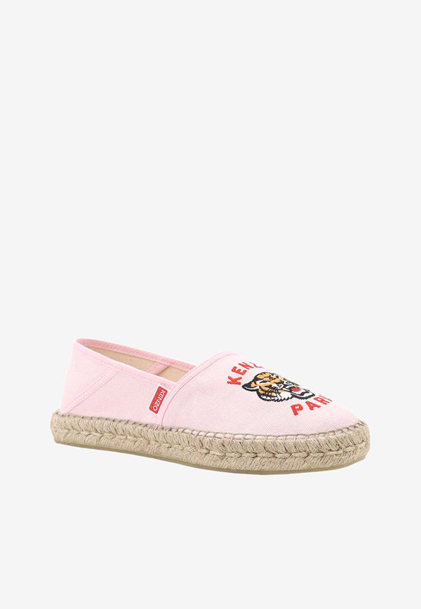 Lucky Tiger Embroidered Espadrilles