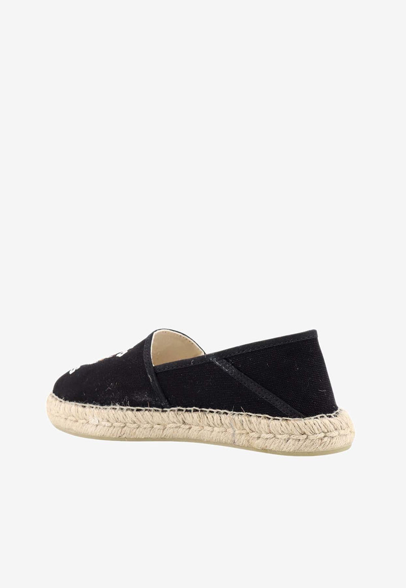 Lucky Tiger Embroidered Espadrilles