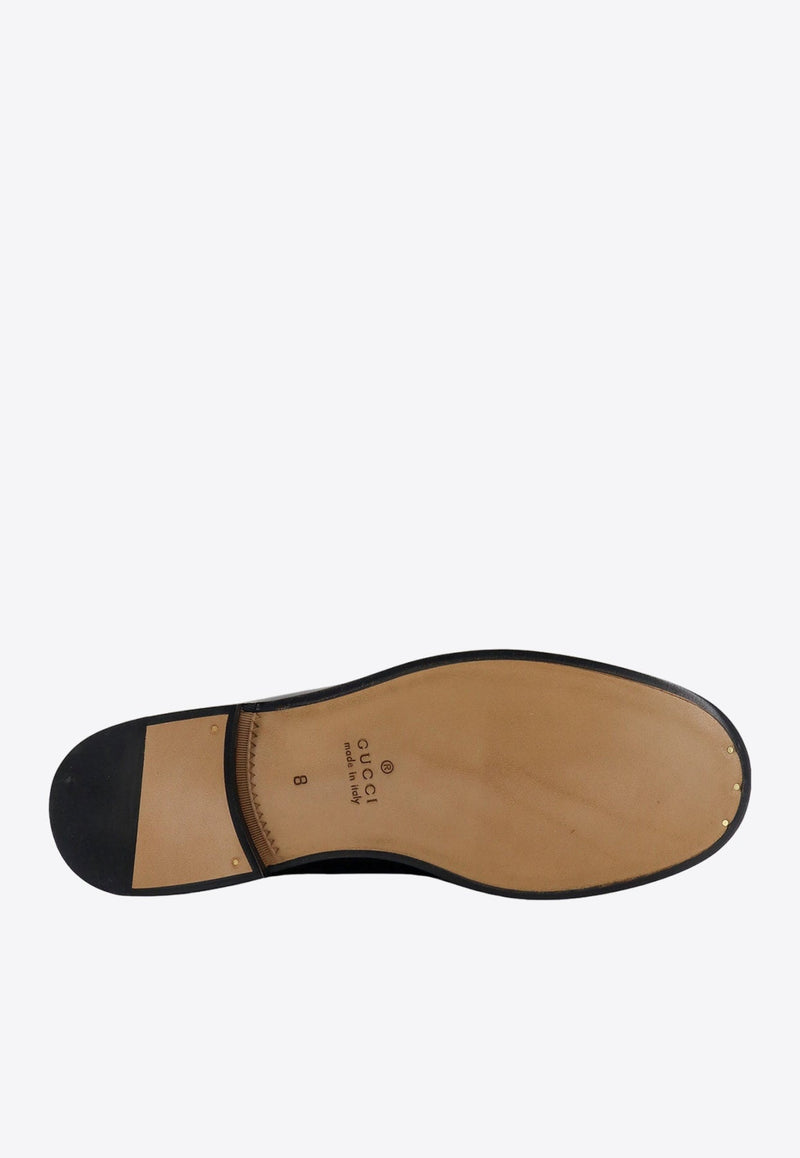 Horsebit-Emblemed Leather Loafers