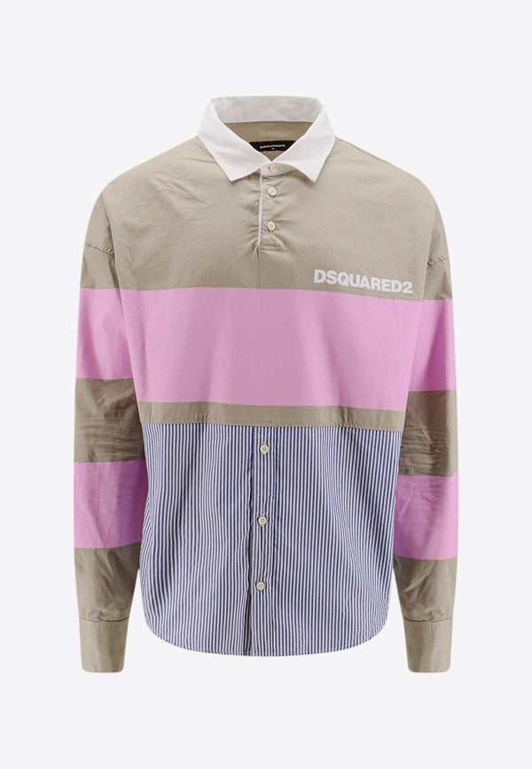 Rugby Hybrid Striped Shirt