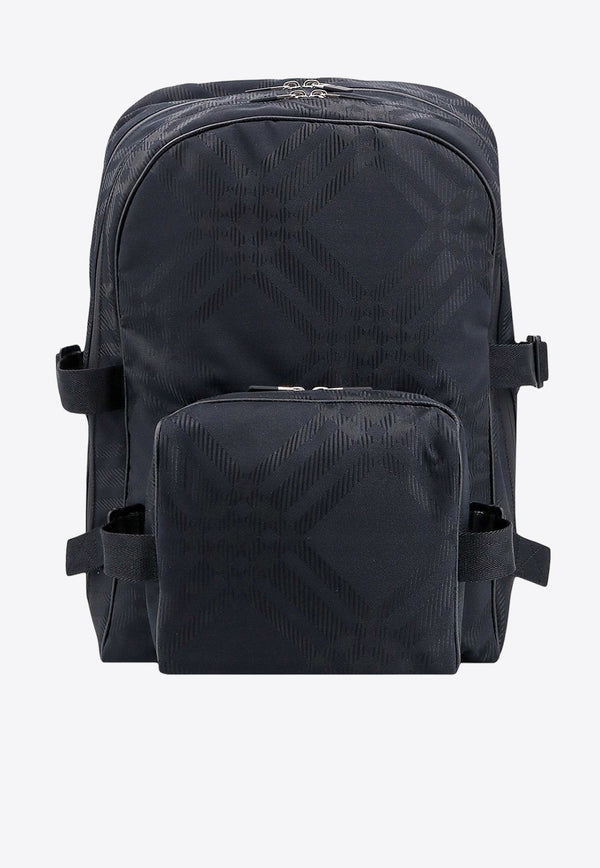 Check Jacquard Backpack