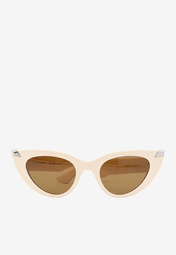 Punk Rivet Cat-Eye Sunglasses