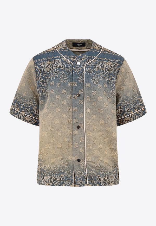 Bandana Jacquard Denim Shirt