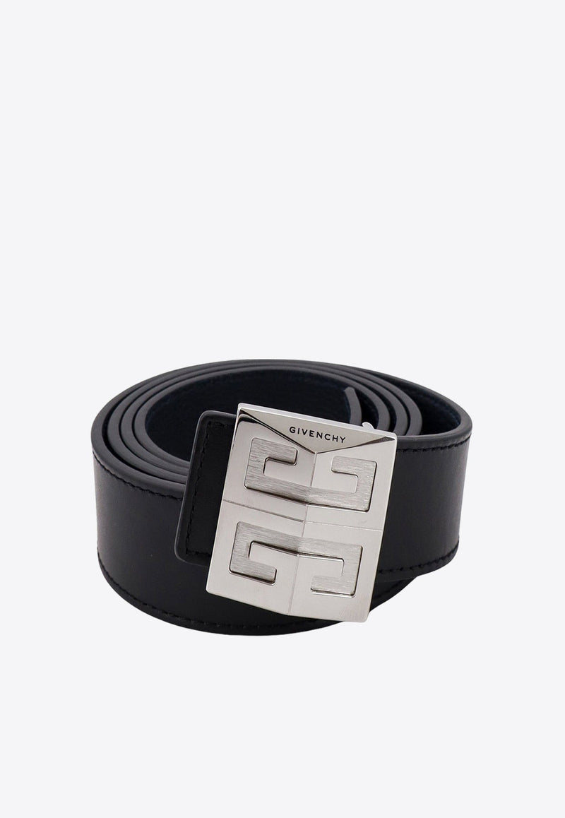 4G Logo Buckle Reversible Leather Belt