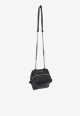 Mini Pandora Grained Leather Crossbody Bag