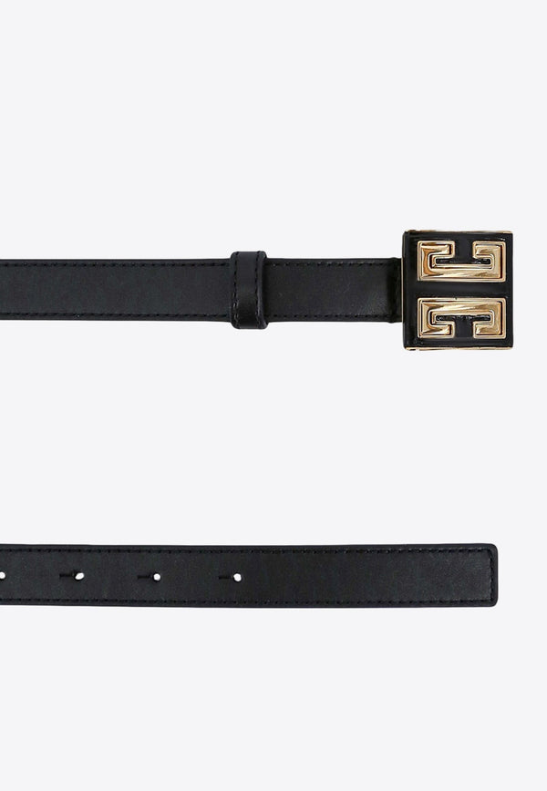 4G Logo Buckle Leather Belt