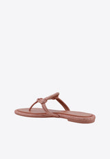 Miller Crystal Embellished Knotted Thong Sandals