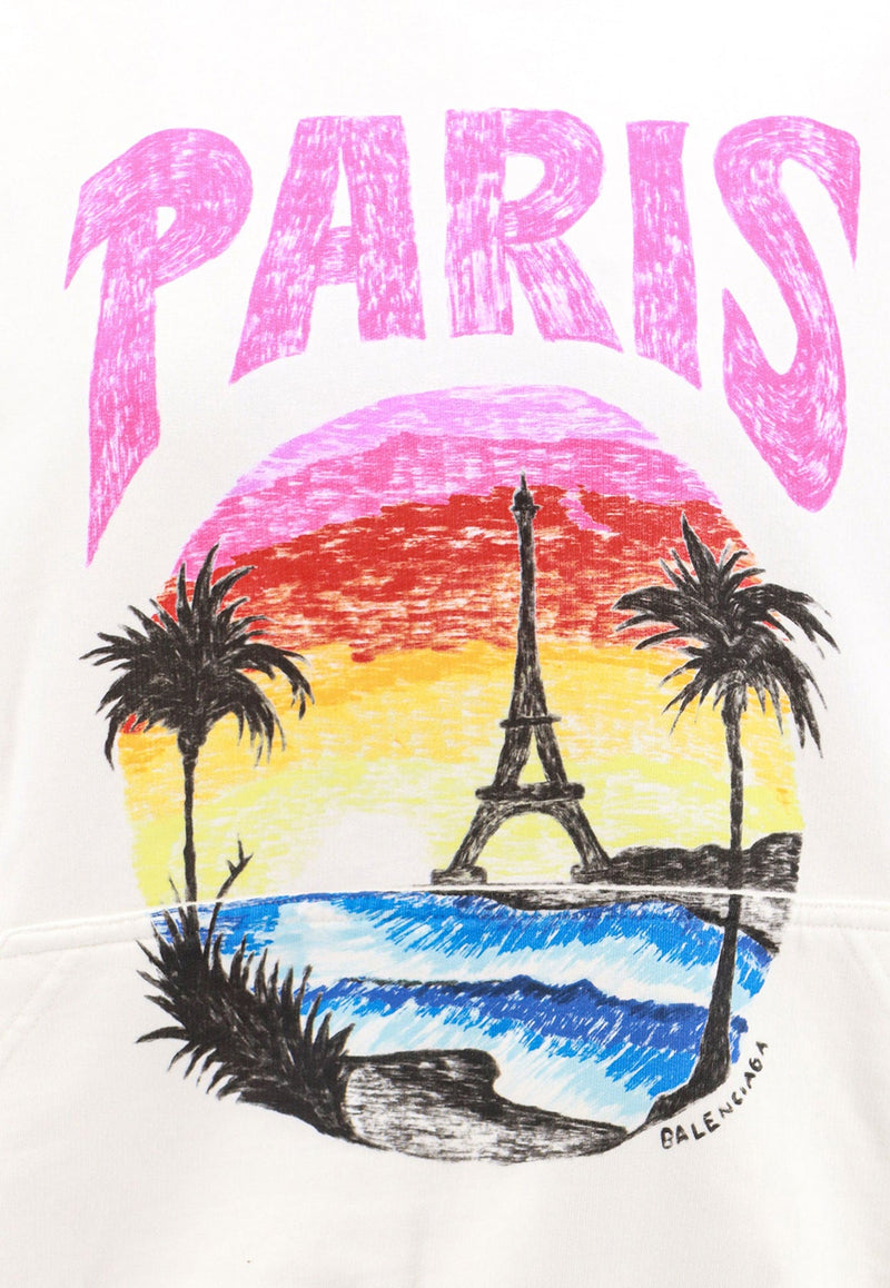 Paris Tropical Graphic Hoodie