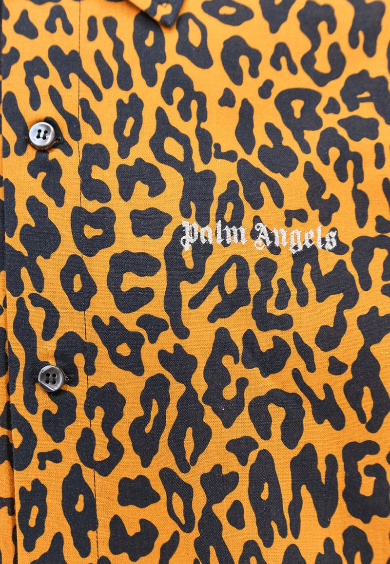 Cheetah Print Long-Sleeved Shirt