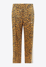 Cheetah Print Track Pants