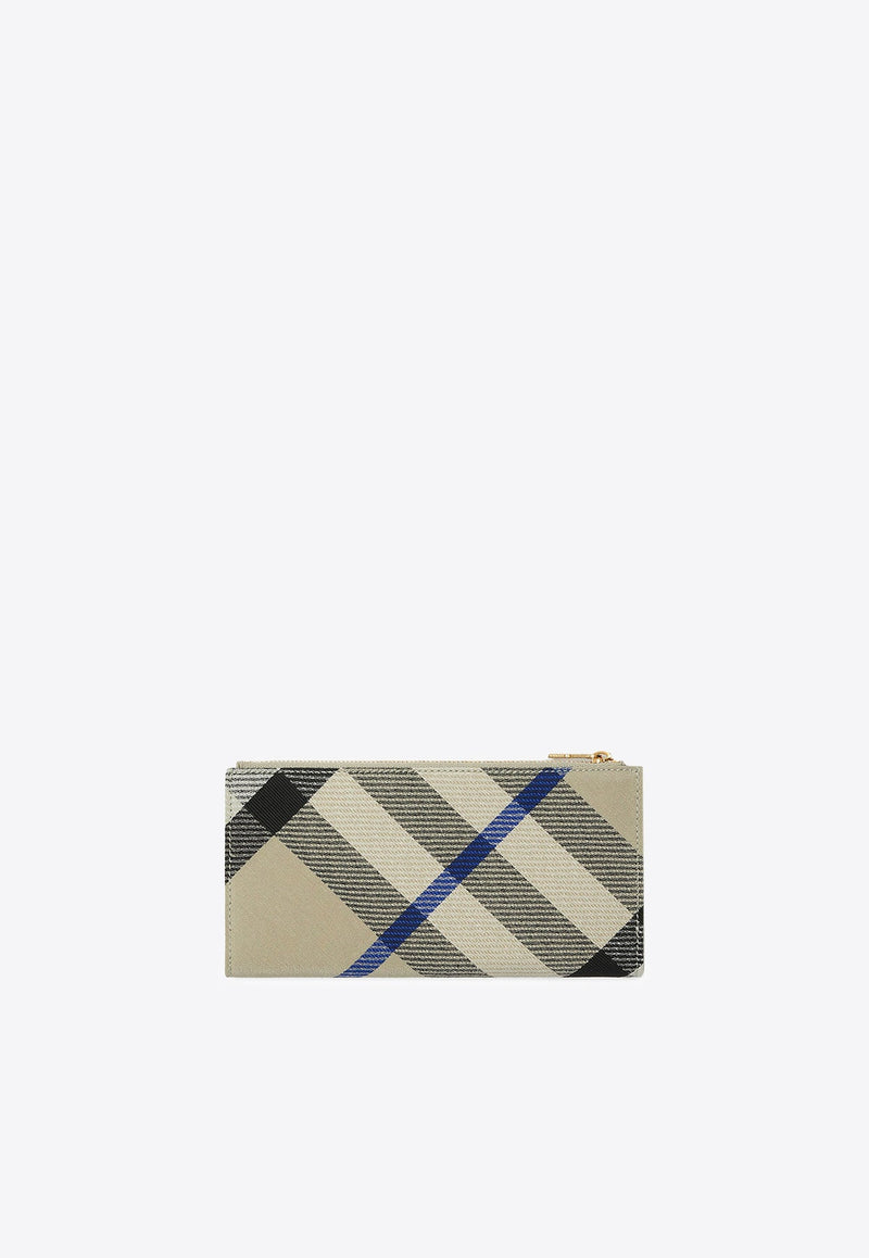 Long Zip Bi-Fold Wallet